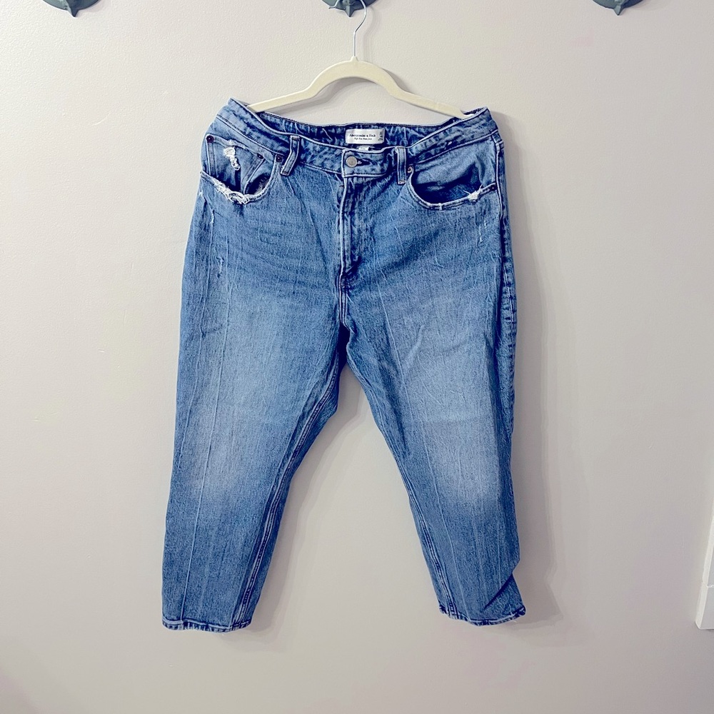 Abercrombie & Fitch Curve Love High Rise Mom Jean